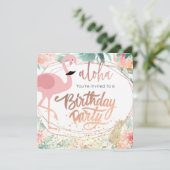 Invitation flamand rose (Debout devant)