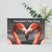 Invitation Flamant de la Saint-Valentin (Debout devant)