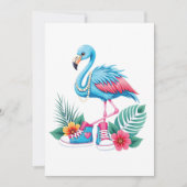 Invitation Flamant rose Chucks and Pearls Comma La Harris 202 (Devant)