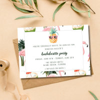 Flamant rose d'été Pool Party Bachelorette