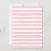 Invitation Flamant rose et Hibiscus fête d'anniversaire (Dos)