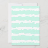 Invitation Flamant rose fille baby shower, Flamingle rose (Dos)