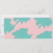 Invitation Flamant rose Pool Anniversaire Billetterie (Dos)