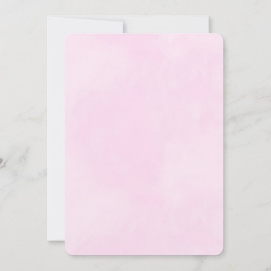 Invitation Flamant rose rose avec Fruits & Macarons Anniversa (Dos)