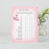 Invitation Flamant rose rose Ballerina Guess Caractéristiques (Debout devant)