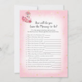 Invitation Flamant rose rose Ballerina qui connaît maman meil (Devant)