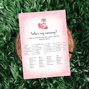 Invitation Flamant rose rose Ballerina qui est mon jeu de dou