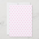 Invitation Flamant rose rose or Flamingle Anniversaire (Dos)