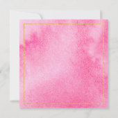 Invitation Flamant rose rose tropical Magnolias Beach Mariage (Dos)