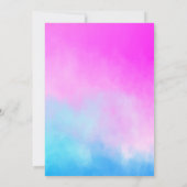 Invitation Flamants Roses Premier Anniversaire (Dos)