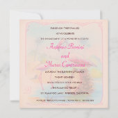 Invitation Flamants roses vintages vibrants de la (Dos)