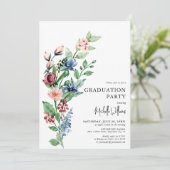 Invitation Flambée dans la fête de la graduation de la fête d (Debout devant)