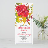 Invitation Flambée d'invitation rouge (Debout devant)