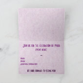 Invitation Flamboyant Purple (Intérieur)