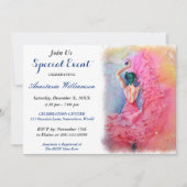 INVITATION FLAMENCO DANCING PARTY (Devant)