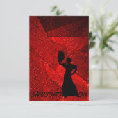 Invitation Flamenco Danse latine Ball (Debout devant)