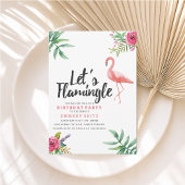 Invitation Flamingle Anniversaire