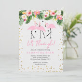 Invitation Flamingle Bridal Shower (Debout devant)