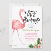 Invitation Flamingle Bridal Shower (Devant)