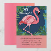 Invitation Flamingle Celebration (Devant / Derrière)