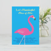 Invitation Flamingle Class of 2019 Graduation - Bleu (Debout devant)