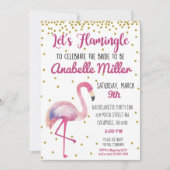 Invitation Flamingle Enterrement de Vie de Jeune F (Devant)