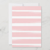 Invitation Flamingle Flamant Rose (Dos)