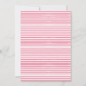 Invitation Flamingle Flamant rose Baby shower tropical (Dos)