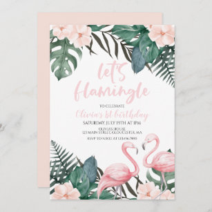 Invitation Flamingle Flamingle Flamingo