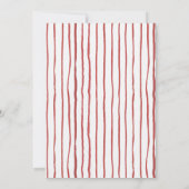 Invitation Flamingle & Jingle Père Noël Flamant rose Noël (Dos)