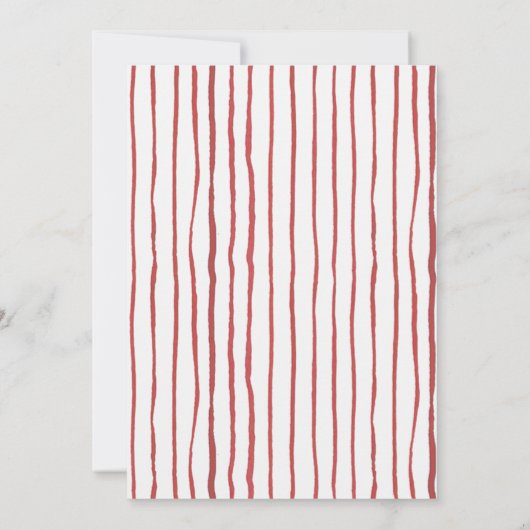 Invitation Flamingle & Jingle Père Noël Flamant rose Noël (Dos)