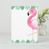 Invitation Flamingle Party, Parties scintillant Fl (Debout devant)