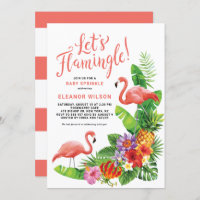 Flamingle Tropical Baby Sprinkle Douche