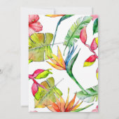 Invitation Flamingle Tropical Bridal Shower (Dos)