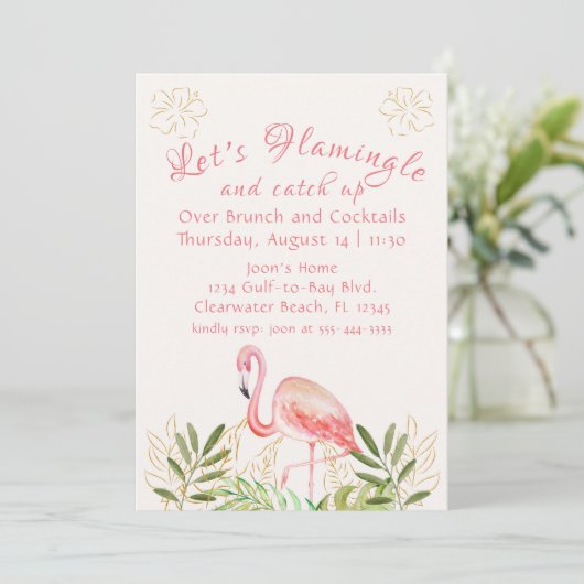 Invitation Flamingle Women's Get Together (Debout devant)