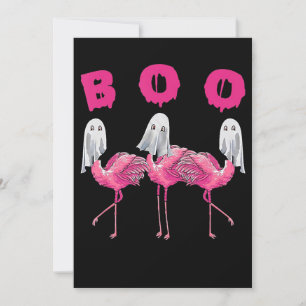 Invitation Flamingo Fantôme Flamingo Boo Costume Halloween