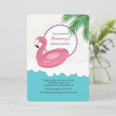 Invitation Flamingo Flottant (Debout devant)