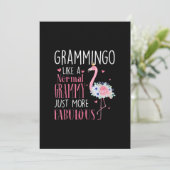 Invitation Flamingo Grammingo Like A (Debout devant)