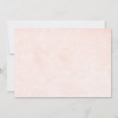 Invitation Flamingo rose pour 40e anniversaire (Dos)