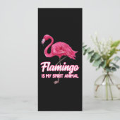 Invitation Flamingo | Spirit Animal Tropical Bird (Debout devant)