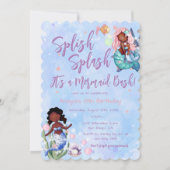 Invitation Flamme afro-américaine Bash Anniversaire (Devant)