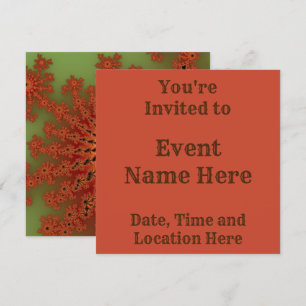 Invitation Flamme d'automne