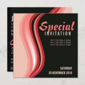 Invitation Flamme Féminine Spécial + Toutes les occasions Inv (Devant / Derrière)