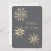 Invitation Flammes de neige brillantes moderne entreprise Fêt (Dos)