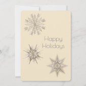 Invitation Flammes de neige brillantes moderne entreprise Fêt (Dos)