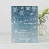 Invitation Flammes de neige Quinceañera Invitat (Debout devant)