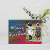 Invitation Flammes vibrantes | Tone de bijoux photo fête nupt (Debout devant)