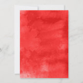 Invitation Flandres Pavot Aquarelle 65e anniversaire (Dos)