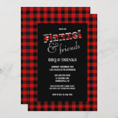 Invitation Flannel et ses amis (Devant / Derrière)