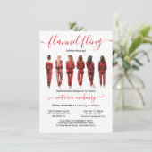 Invitation Flannel Fling avant la Bachelorette de l'anneau (Debout devant)